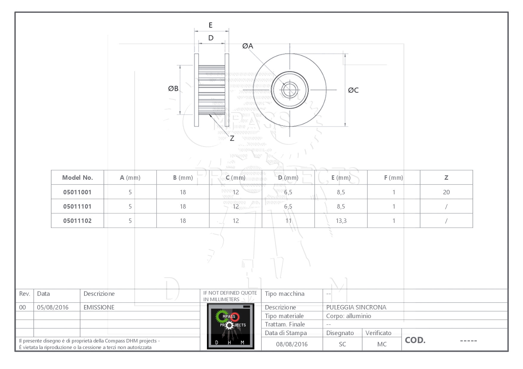 Lcuihong-puleggia Cinghia Distribuzione 20 Denti Ruota Da Tendicingraggio Per Pulegge 5m 5m, Foro 5/6/8/10/12 / 15mm, Con Guida Cuscinetti Puleggia