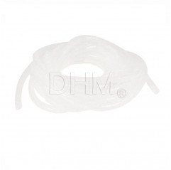 Polyethylen Flexible Spiralrohr Wire Wrap (for 1 meter) Ø12 mm transparent white Spiralrohr 12080208 DHM