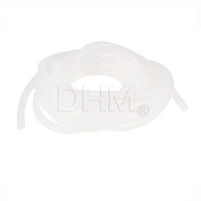 Gaine spirale de 12 mm blanc bobine Tube en spirale 12080220 DHM