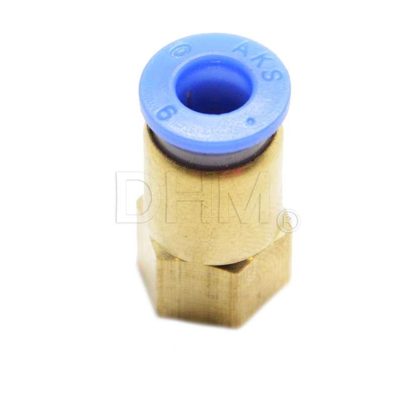 Straight push-in fitting PCF6 01 Pneumatic fittings 15010802 DHM