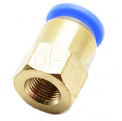 Straight push-in fitting PCF10 01 Pneumatic fittings 15011001 DHM