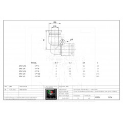 L-Steckverbinder PV 5/32 Pneumatische Armaturen 15011301 DHM