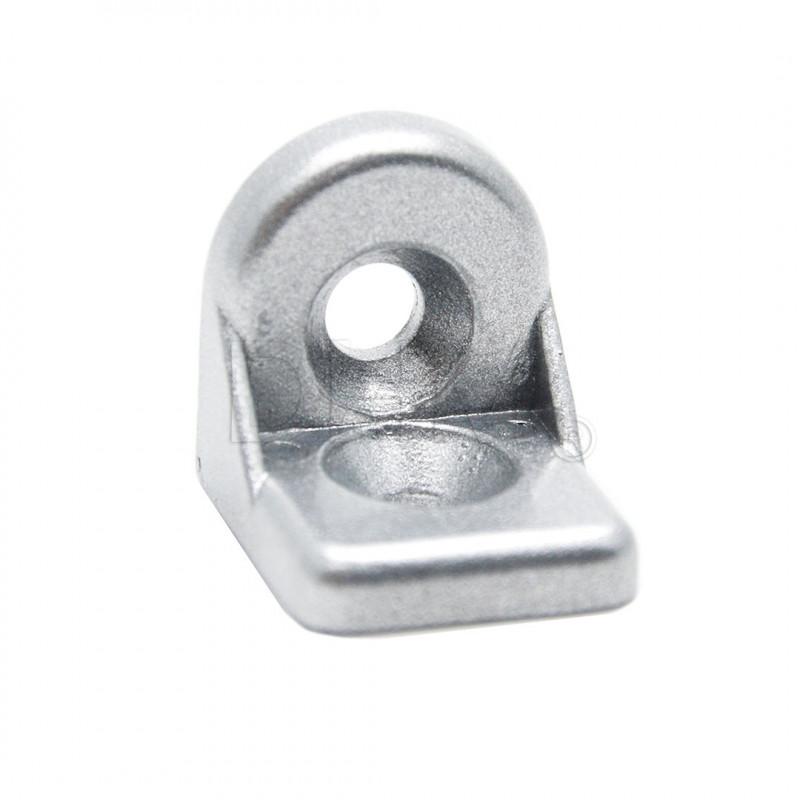 Round 90° angle bracket for profile series 5 2020 Series 5 (slot 6) 14030102 DHM