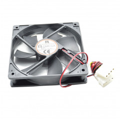 Ventilador de 120x120x25mm 12V turbina sin escobillas impresión 3D Aficionados 09010110 DHM