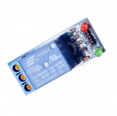 Módulo de relé 1 channel 5V DC - 250 V AC model SRD-05VDC-SL-C Relé 09050201 DHM