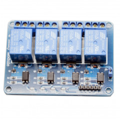 Module Relais 4 canals 5V DC - 250V AC SRD-05VDC-SL-C relay Relais 09050203 DHM