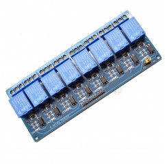 8 Channel Relay Module 12V DC - 250V AC Model JQC-3FF-S-Z 5VDC Relay Relay 09050205 DHM