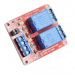 Modulo relè 2 canali 12V DC - 250 V AC modello JQC-3FF-S-Z 12VDC relay Relè09050207 DHM