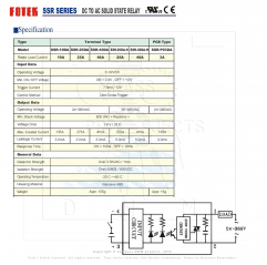 Halbleiterrelais - Fotek SSR-40 DA - kompatibel Relais 09050101 DHM