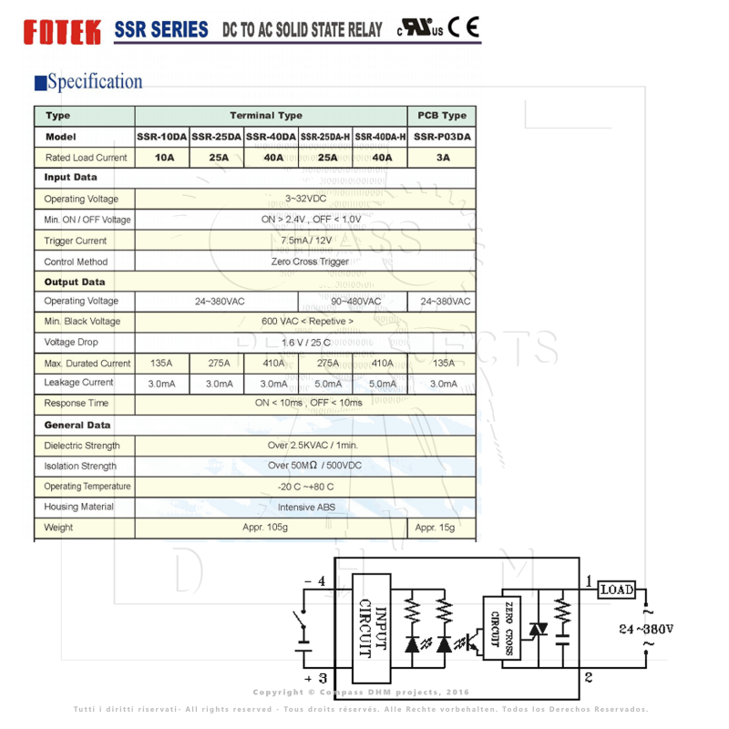 SSR 75DA Modulo Relè A Stato Solido Oumefar SSR 75DA - Modulo - Foto 5