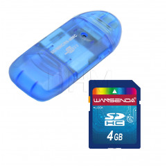 Tarjeta SD de 4 GB con unidad USB Expansiones 09060101 DHM