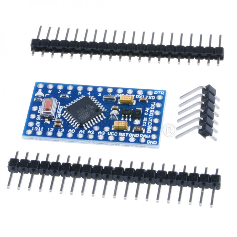 Arduino PRO MINI kompatibel 3.3V 8Mhz - ATmega328 Prozessor Arduino-Module 08020206 DHM