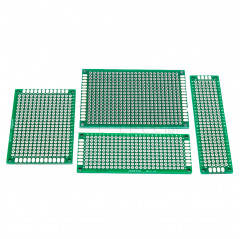 Juego de 4 piezas de bloques de vidrio FR-4 de doble cara para PCB de Arduino Módulos Arduino 08020219 DHM