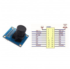 Digitalkamera-Modul für Arduino OV7670 Arduino-Module 08020217 DHM