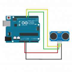 Ultraschall Modul HC-SR04 Sonar Sensor Board Arduino Atmel PIC Entfernungsmesser Arduino-Module 08020207 DHM