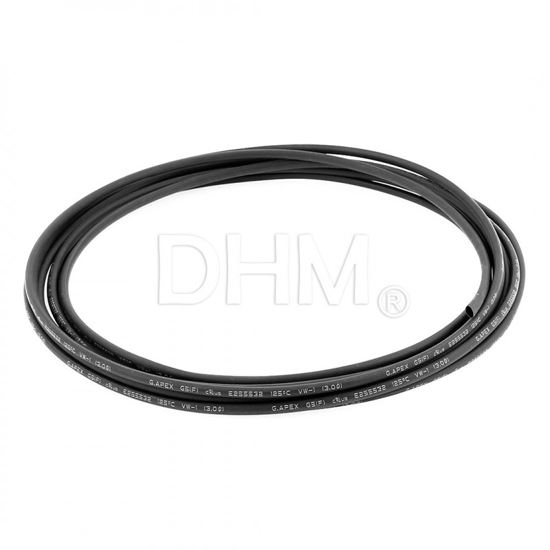 Guaina termoretraibile termorestringente termoretrattile Ø3 mm ratio 2:1 Heat shrink tube Guaina termorestringente12090103 DHM