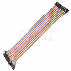 40pcs Dupont femelle à femelle 30cm couleur Jumper Fils câbles pour Arduino Breadboard Câbles Dupont 12040103 DHM