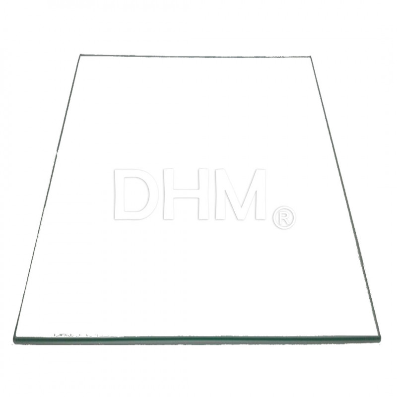 Vidrio de alta temperatura 257x229x4 mm para Ultimaker Vasos de alta temperatura 11020113 DHM