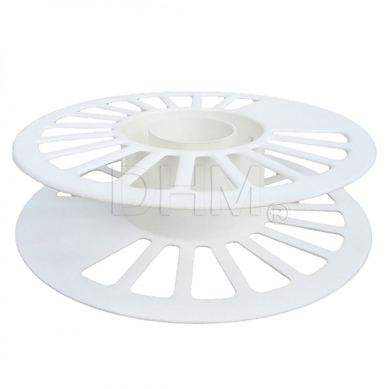Bobine de plastique blanche vide pour le filament d'impression 3D 1 kg Stockage des filaments 13110102 DHM