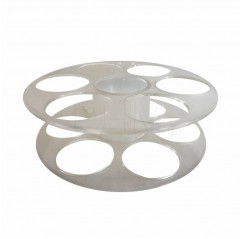Plastic spool for 3D filament transparent Filament Speicherung 13110103 DHM