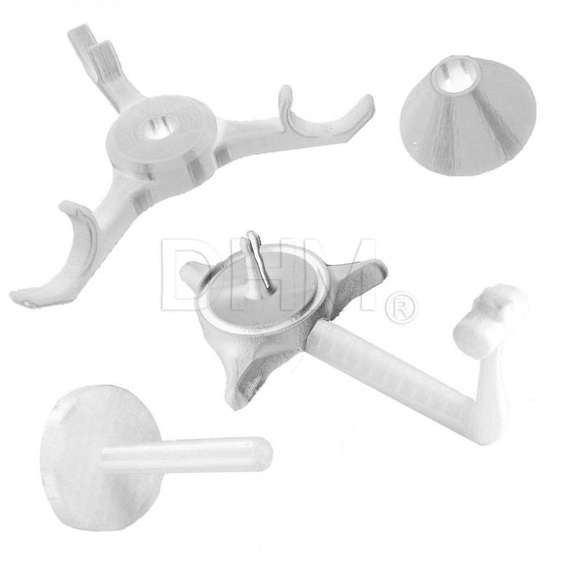 Supporto stampato 3D per piccole matassine di filamento PLA ABS Prusa RepRap Makerbot Stoccaggio filamenti13110201 DHM
