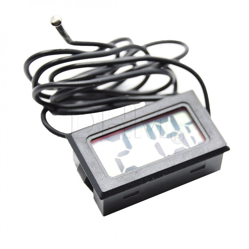 Digital LCD thermometer with probe -50→ +110°C Tools 02040101 DHM