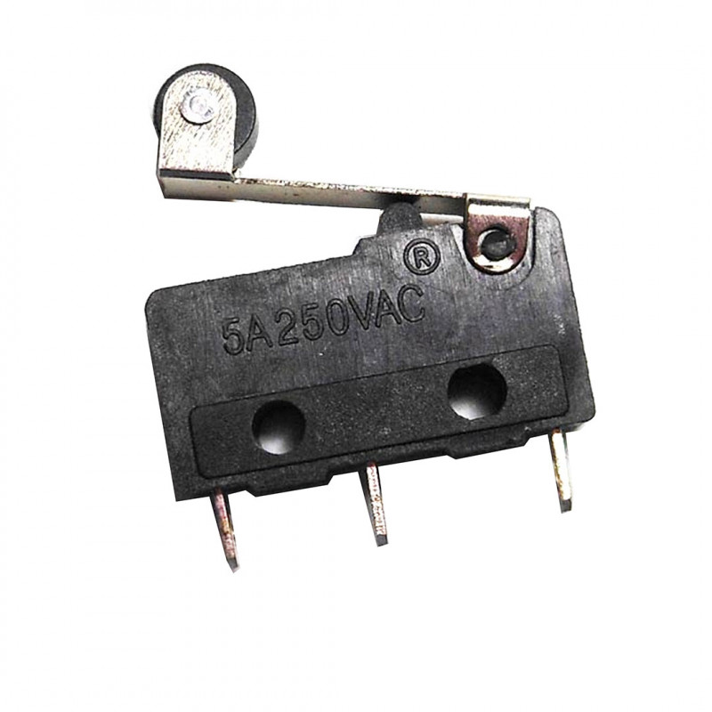 5A 250V lever microswitch with wheel Microswitches and DIP switches 06050105 DHM