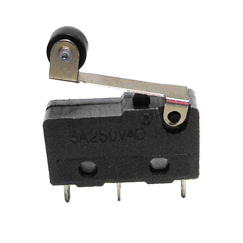 GTIWUNG 20 Stücke 250V 5A SPDT 1NO 1NC Momentary Scharnier Rollenhebel Mikroschalter 3 Pins