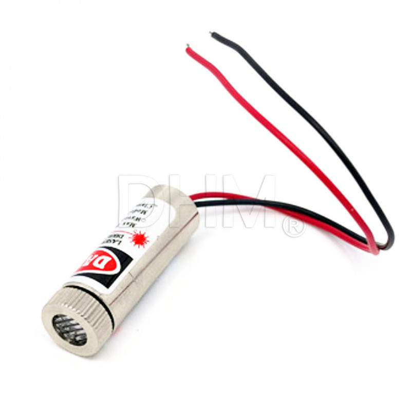 Diodo láser rojo 650 nM 5mW módulo puntero led para Arduino - CROSS Módulos Arduino 09040102 DHM