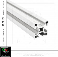 Profilati in alluminio quadrati - Serie 6 30x30 4 cave Serie 6 (cava 8)140103b DHM