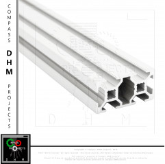 Quadratische Aluminiumprofile - Serie 5 20x40 4-Nut Serie 5 (Steckplatz 6) 140102 DHM