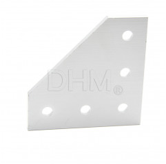 Support triangle 90° pour profile extrude en aluminium série 5 Série 5 (emplacement 6) 14030108 DHM