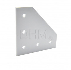 Triangle bracket 90° for profile series 6 Series 6 (slot 8) 14030207 DHM