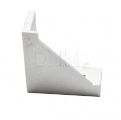 Open bracket with 90° fins for profile series 6 Series 6 (slot 8) 14030204 DHM