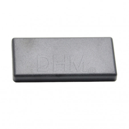Cap 20*40 mm for profile series 5 polyamide black - pieces 5 Series 5 (slot 6) 14080102 DHM