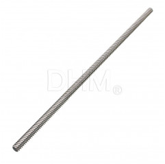 Husillos roscados trapezoidales enrollados TR10 pitch 2mm - 1 principle 100 cm Tornillos trapezoidales T10 05050202 DHM