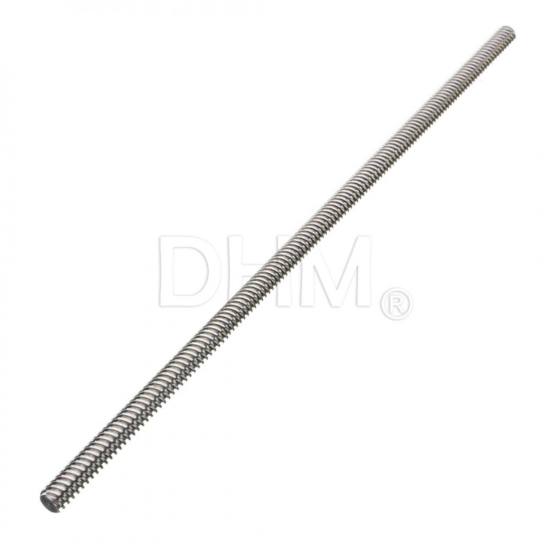 Husillos roscados trapezoidales enrollados TR10 pitch 2mm - 4 principle 100 cm Tornillos trapezoidales T10 05050206 DHM