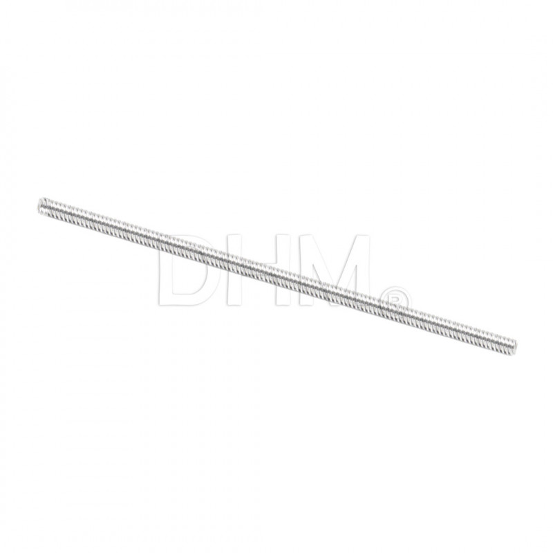 Vis trapézoïdale T8 Ø8 mm pitch 2 mm 1 principe 100 cm Vis trapézoïdales T8 05050107 DHM