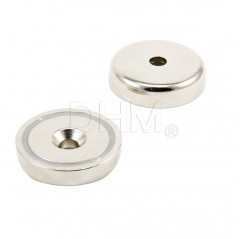 Topfmagnete mit Bohrung und Senkung zum Anschrauben Ø32mm Magnete und Magnetstreifen 02050204 DHM