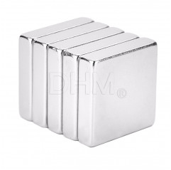 5 pieces Block magnets neodymium 20*20*5 mm Magnets and magnetic Strips 02050601 DHM