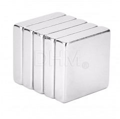 Parallelepipedo neodimio 20*20*5 mm magnete - 5 pezzi Magneti e Strisce magnetiche02050601 DHM