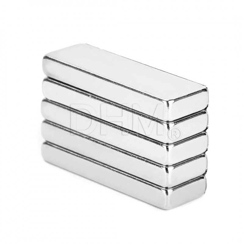 5 pieces Block magnets neodymium 40*10*5 mm Magnets and magnetic Strips 02050602 DHM