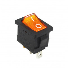 On / off switch 6A 250V with led On/off switches 12050402 DHM