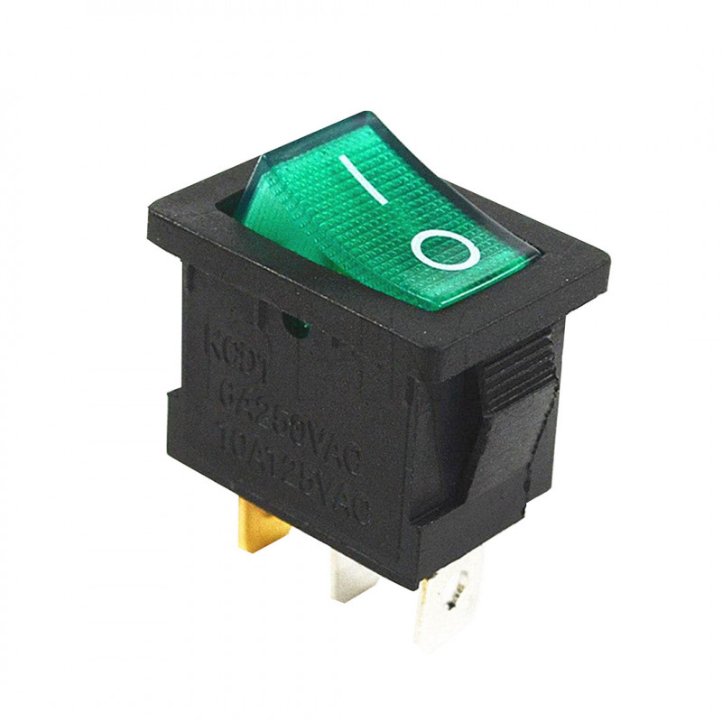 On / off switch 6A 250V with led On/off switches 12050403 DHM