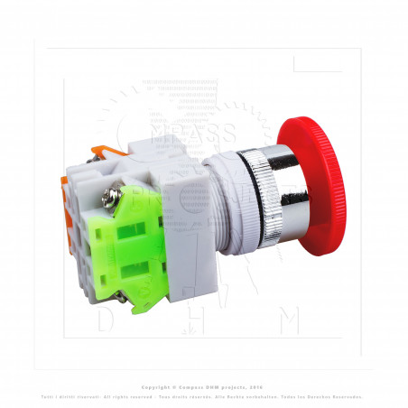Interruttore d'emergenza mounting hole Ø22mm emergency STOP button