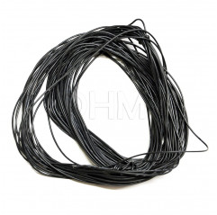 Cavo AWG22 in silicone alta temperatura nero black high T silicone wire - 3D Cavi Singolo isolamento12010203 DHM