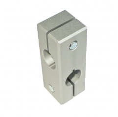 Conector cruzado Ø8mm - Ø8mm Soportes de eje 01020401 DHM