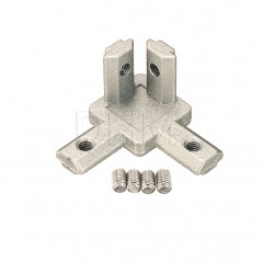 Concealed Corner Bracket - 3-way connector for Profile 5 Series 2020 Series 5 (slot 6) 14030109 DHM