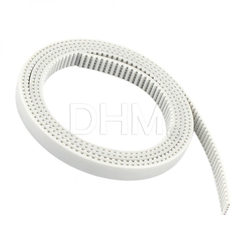 Courroie GT2 blanche renforcée au mètre largeur 10mm pas 2mm pour imprimante 3D Reprap CNC belt Courroie GT2 05020202 DHM