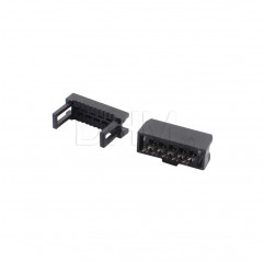 FC-10P Conector de cabecera hembra de 10 pines con un paso de 2,54 mm Conectores de PCB 12060219 DHM